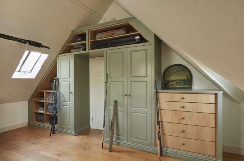 The Mill House - 1295 Imperial fitted fishing closet by The Heritage Wardrobe Company